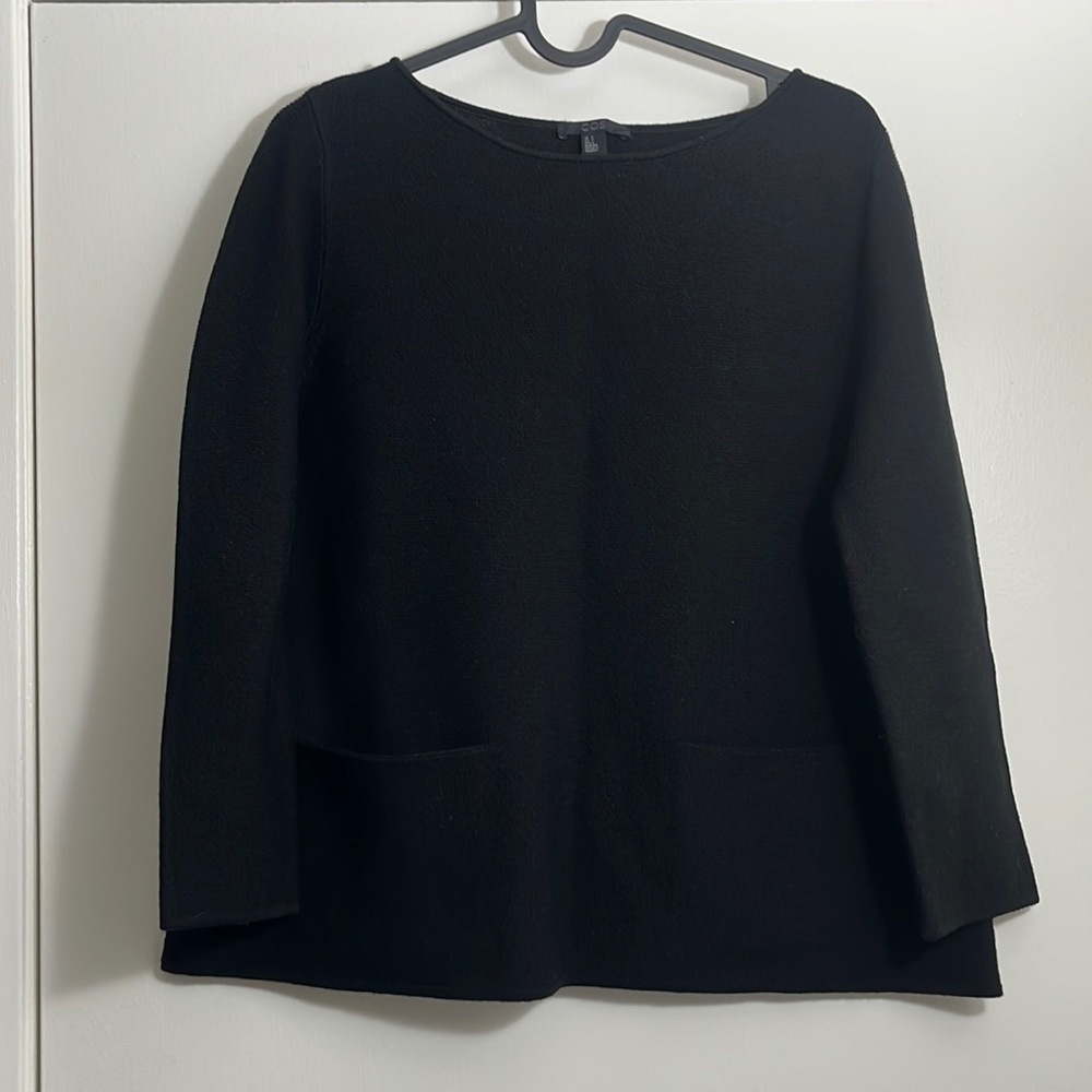 Cos wool sweater top size small